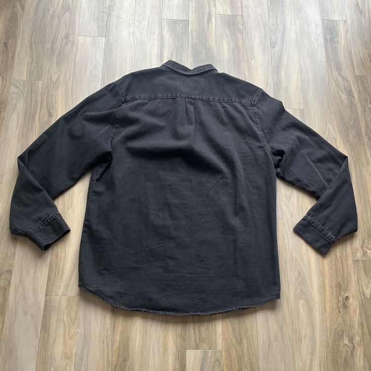 x3 Long Sleeve Shirts, Various Brands, Black Grey Blue image 2